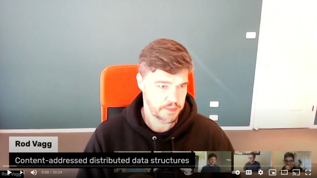 Video: Content-Addressed Distributed Data Structures